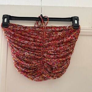 Floral Ruched Top